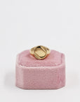 Timeless gold-plated signet ring