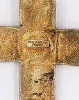 "Viva Paquita" oversize cross necklace