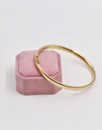 Gold-plated timeless bangle