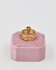 Gold-plated harem ring