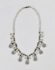 Shiny glass pearly necklace from the 20s