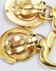"Reminiscence" golden twisted heart clips