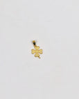 Playful gold-plated pendant (and gift chain)