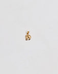 Playful gold-plated pendant (and gift chain)
