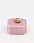Diamond and silver art deco ring from the 30s