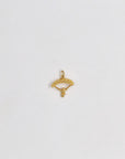 Playful gold-plated pendant (and gift chain)