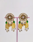 Fairy golden openwork clips