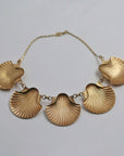 Golden shells necklace