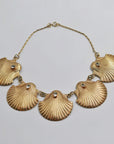 Golden shells necklace