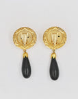 Bold golden and black clips