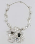 Dolce Vita silvery bold necklace