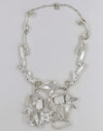 Dolce Vita silvery bold necklace