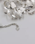 Dolce Vita silvery bold necklace