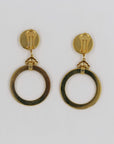 Golden and brown 2.0 hoops