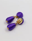Iconic purple dangly clip