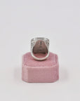 Gerochristo silver oversize signet ring