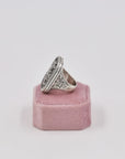 Gerochristo silver oversize signet ring