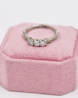 Cutest silver set of rings