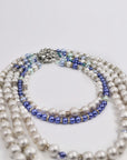 Stunning pearly accumulate necklace