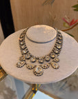 Shiny teardrops and cascade princess necklace