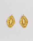Baroque golden symetric earrings