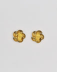 Cute golden and red flower clips