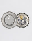 Upcycled silver plate clips