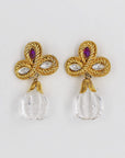 Dangly shiny oriental clips