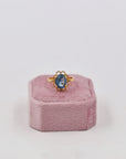 Gold-plated daisy ring