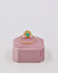 Gold-plated daisy ring