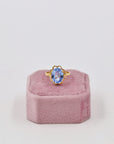Gold-plated daisy ring