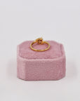 You&me gold-plated ring