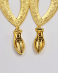 Oriental dangly golden clips