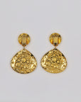 Golden hammered clips