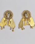 Fairy golden openwork clips