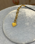 « Dolce Vita » golden radius necklace