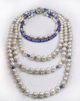 Stunning pearly accumulate necklace