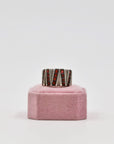 Garnets tank silver ring