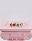 Gold-plated daisy ring