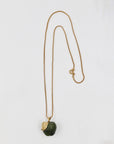 Cute golden apple necklace