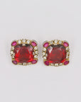 Shiny elegant red compact clip