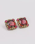 Shiny elegant red compact clip