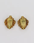 Cute flowery baroque golden clips