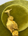 Il était une fois Golden Roses and Leaves Bracelet, 1980s