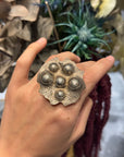 Organic playful ring with balls