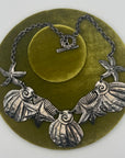 Pache Paris Silvery Metal Shell Necklace