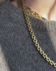 Gold-plated watch mesh chain