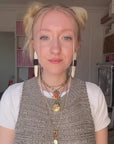 Monies horn and wood minimalist clips