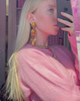 Dangly golen majestic clips