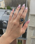 « Mulu Reggio E. » Upcycled golden rococo ring